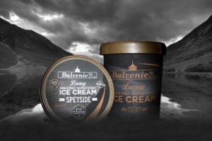 Award winning luxury single malt Balvenie St. Ice cream available in Dufftown from Speyside Cottages