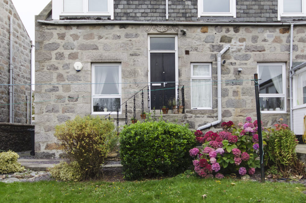 Private entrance, off street from rear garden