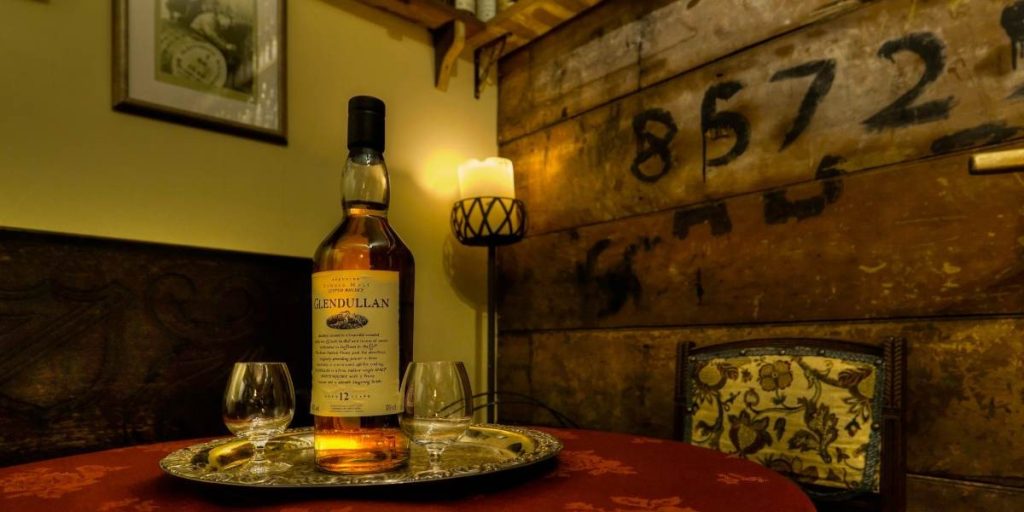 Our own private whisky bar, The Stables